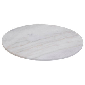 Kindia Round White Marble Lazy Susan