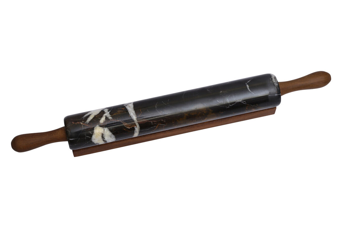 Marmore Black And Gold Marble Rolling Pin - Image 2