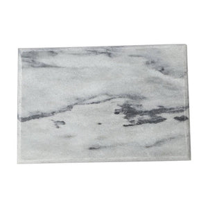 Large White Marble Rectangular Chopping and Serving Board | Salerno