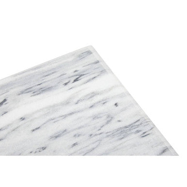 Salerno Chopping and Serving Board in White Marble