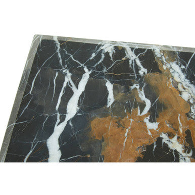 Ziarat Black And Gold Marble Chopping And Serving Board