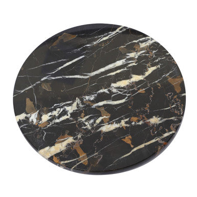 Marmore Black And Gold Marble Lazy Susan