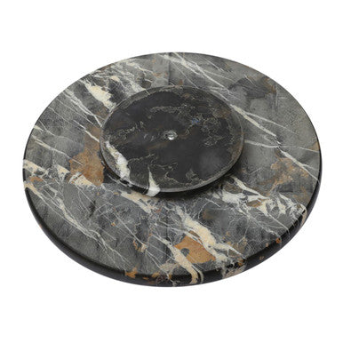 Marmore Black And Gold Marble Lazy Susan