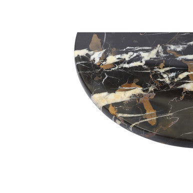 Marmore Black And Gold Marble Lazy Susan