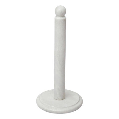 White paper towel holder on a white background