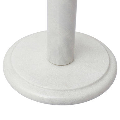 Kindia White Marble Kitchen Roll Holder