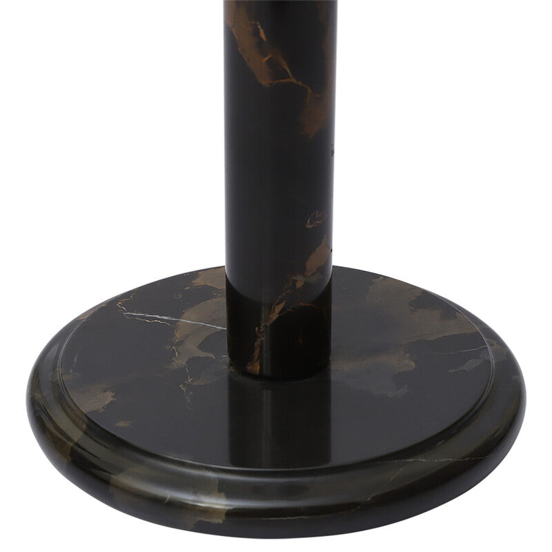 Marmore Black And Gold Marble Kitchen Roll Holder