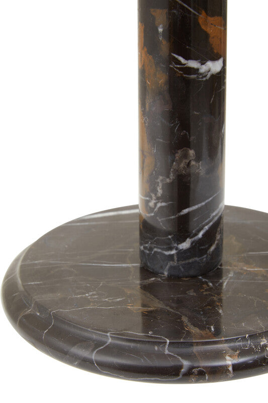 Marmore Black And Gold Marble Kitchen Roll Holder