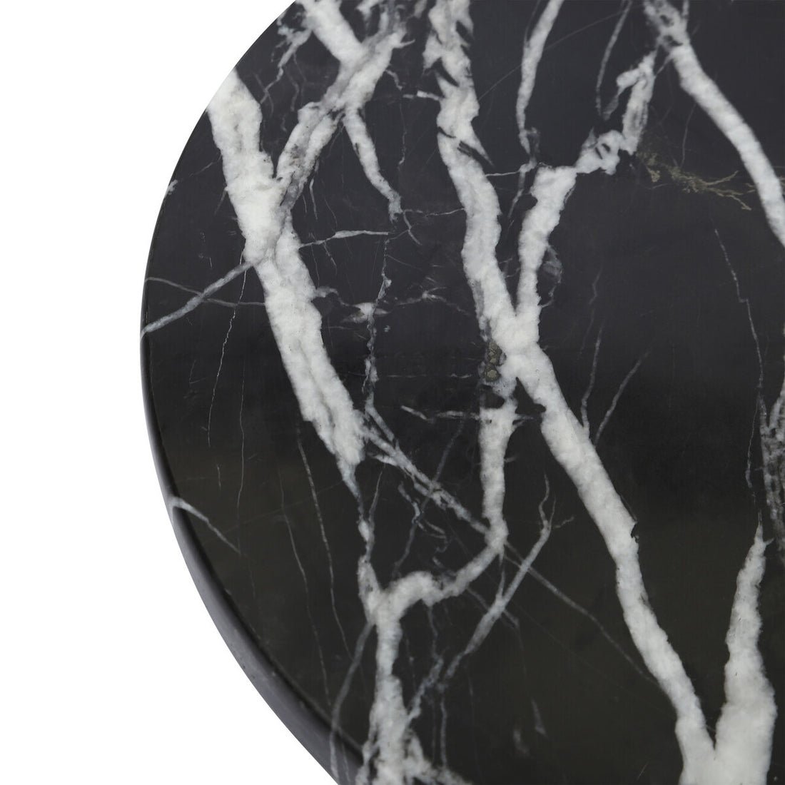 Marmore Black and Gold Marble Round Chopping and Serving Board - Image 3