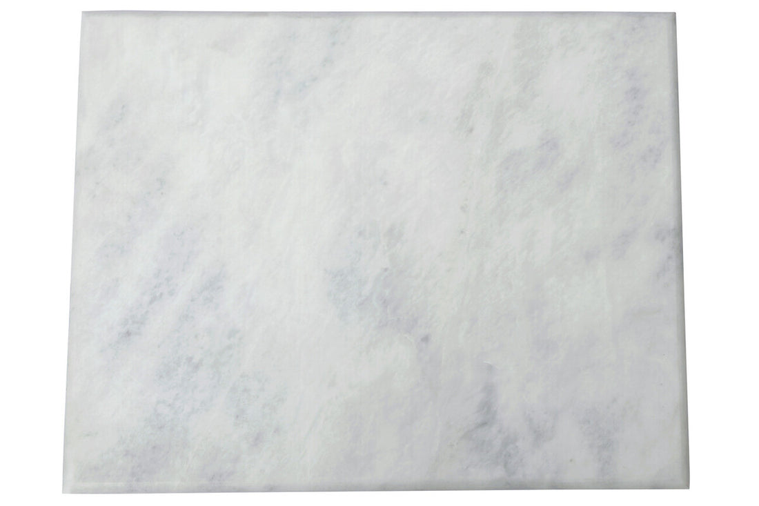 Salerno White Marble Rectangular Chopping and Serving Board
