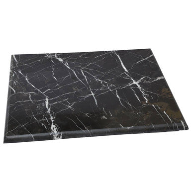 Ziarat Black And Gold Marble Rectangular Chopping And Serving Board