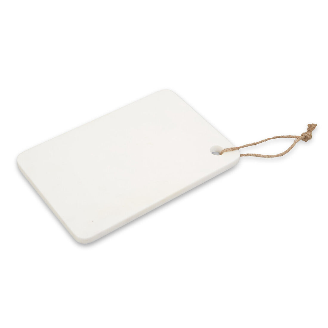 Kindia White Marble Chopping and Serving Board with Hanging Loop - Image 15