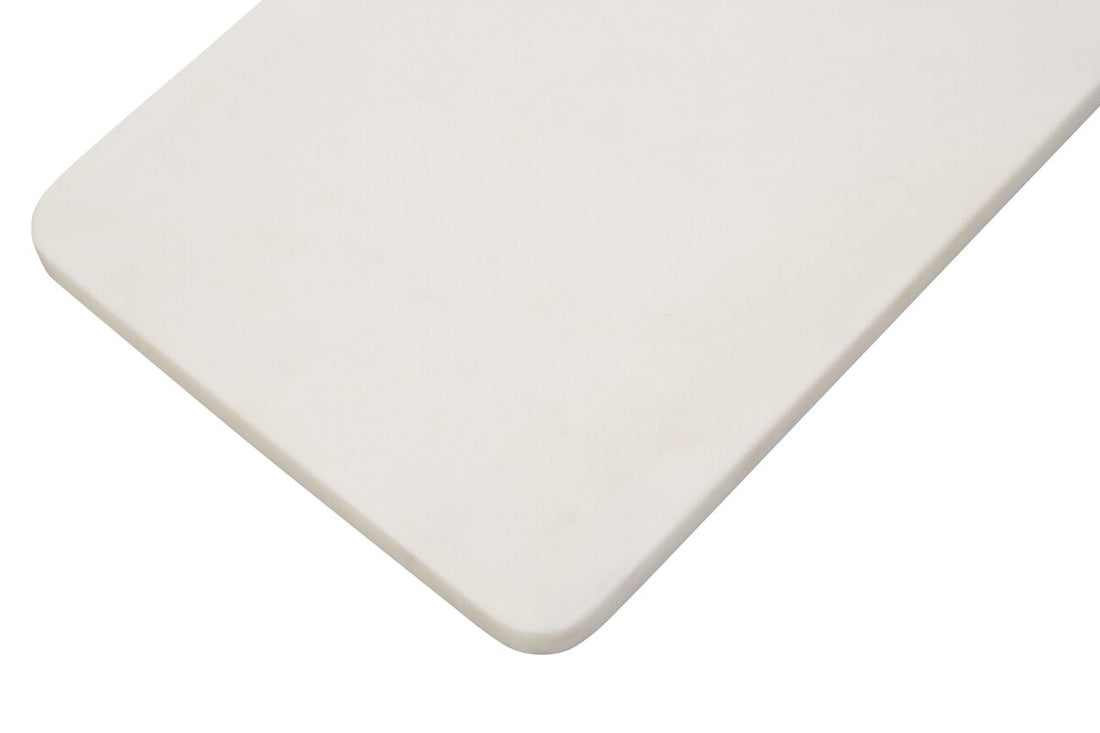 Kindia White Marble Chopping and Serving Board with Hanging Loop - Image 13
