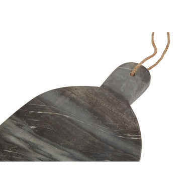 Marmore Rounded Grey Marble Chopping And Serving Board