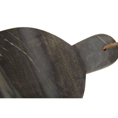 Marmore Rounded Grey Marble Chopping And Serving Board
