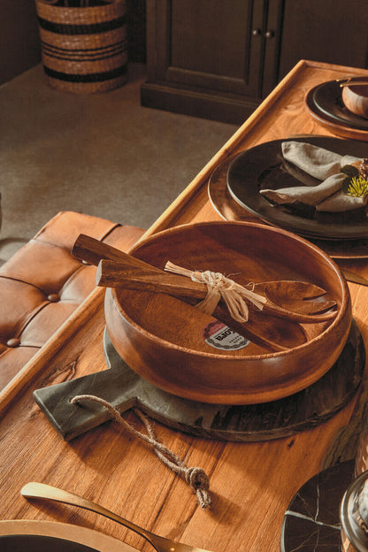 Marmore Grey Marble Round Paddle Serving Board