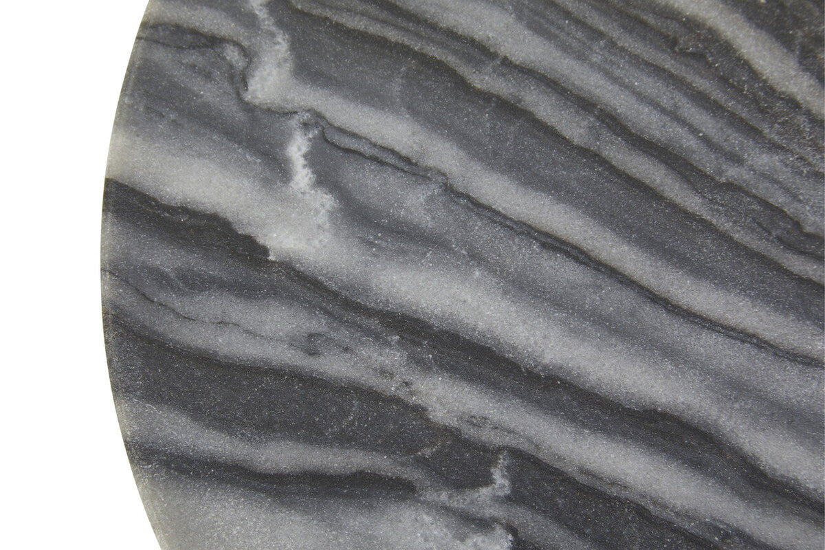 Marmore Grey Marble Round Paddle Serving Board