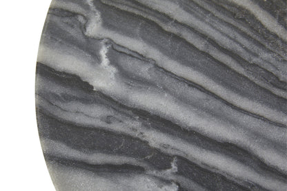 Marmore Grey Marble Round Paddle Serving Board