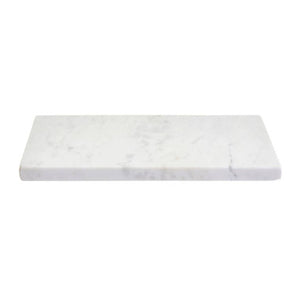 Salerno White Marble Rectangular Chopping or Serving Board