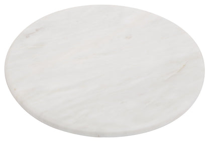 Round marble stone on a white background