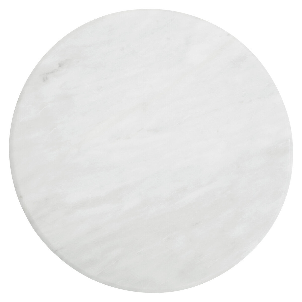 Kindia Round White Marble Chopping and Serving Board