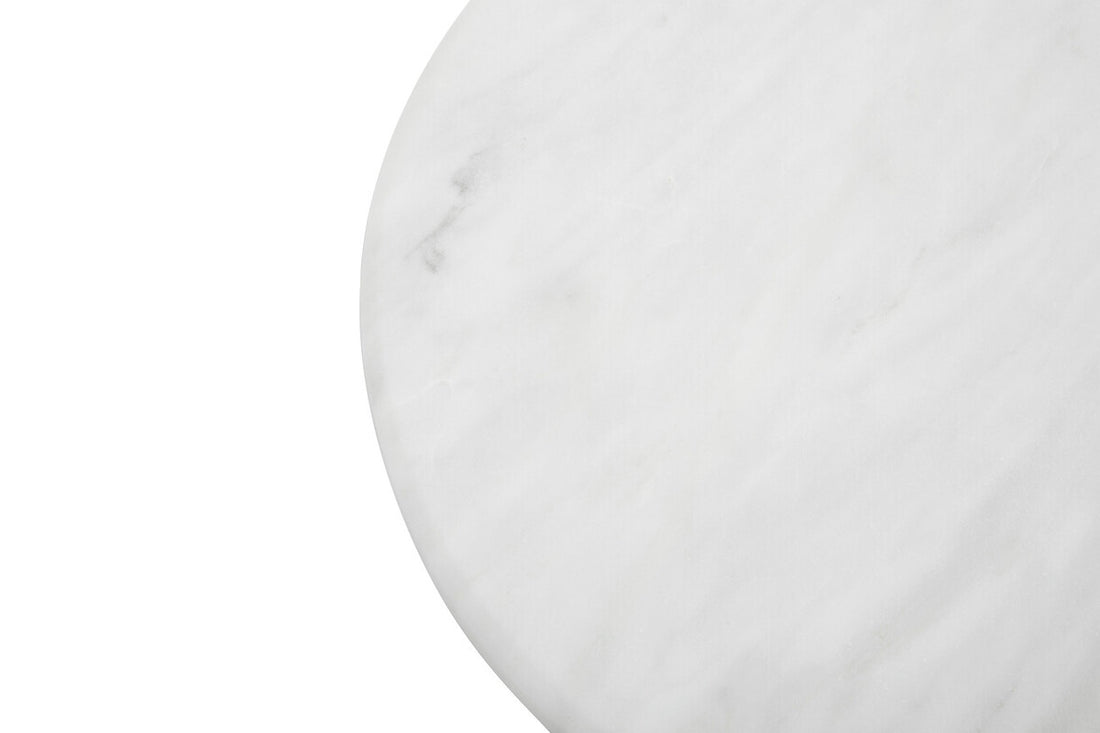 Kindia Round White Marble Chopping and Serving Board - Image 11