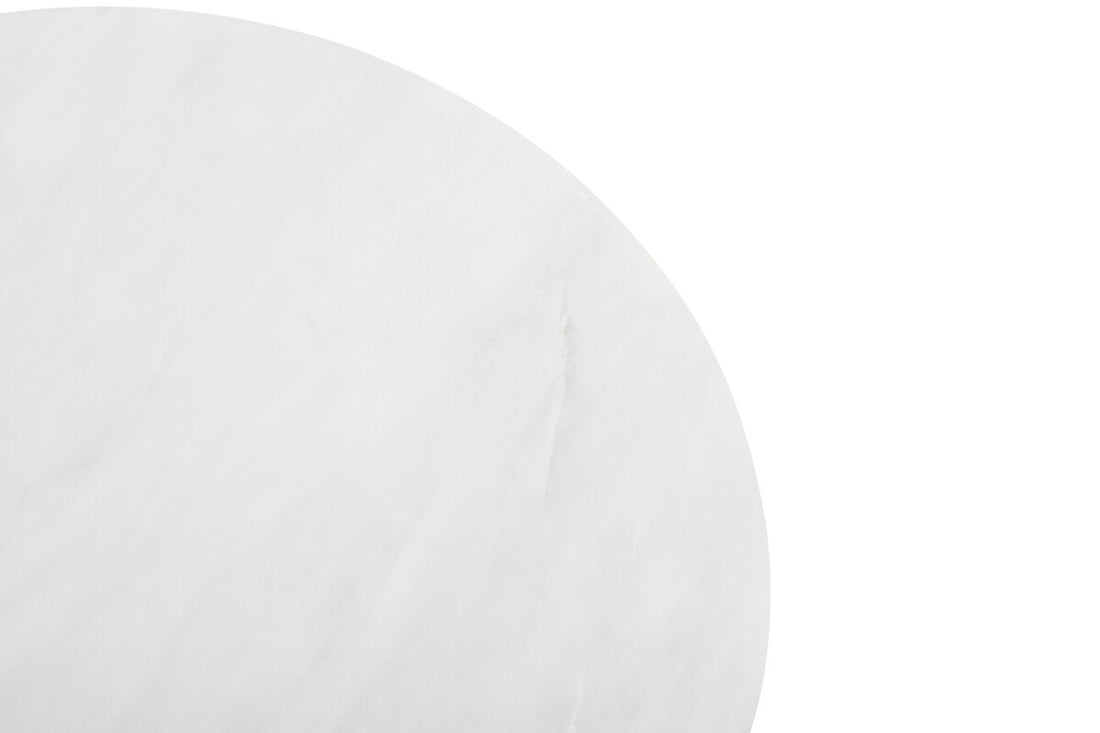 Kindia Round White Marble Chopping and Serving Board - Image 12