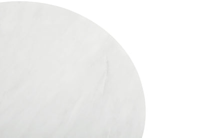 Kindia Round White Marble Chopping and Serving Board