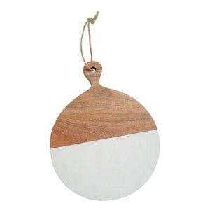 Monzaro Small Marble And Acacia Wood Paddle Board