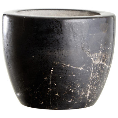 Marmore Black Marble Tapered Mortar And Pestle