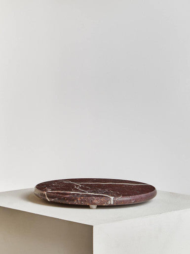 Salmo Red Marble Round Chopping And Serving Board