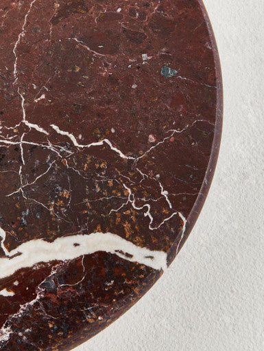 Salmo Red Marble Round Chopping And Serving Board