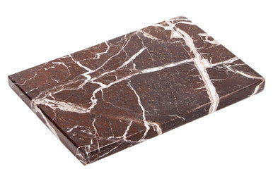 Salmo Rectangular Red Marble Chopping And Serving Board