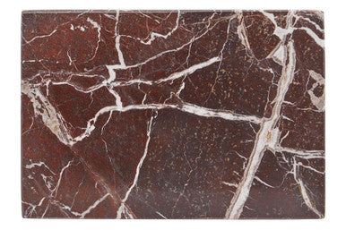 Salmo Rectangular Red Marble Chopping And Serving Board