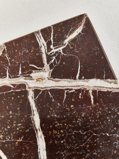 Salmo Rectangular Red Marble Chopping And Serving Board