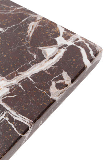 Salmo Rectangular Red Marble Chopping And Serving Board