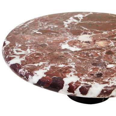 Salmo Red Marble Cake Stand