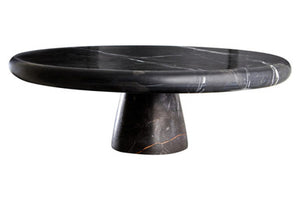 Marmore Black and Gold Marble Cake Stand