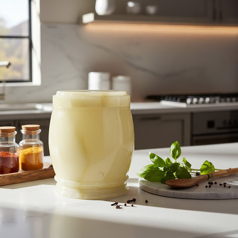 Marmore Onyx Storage Jar