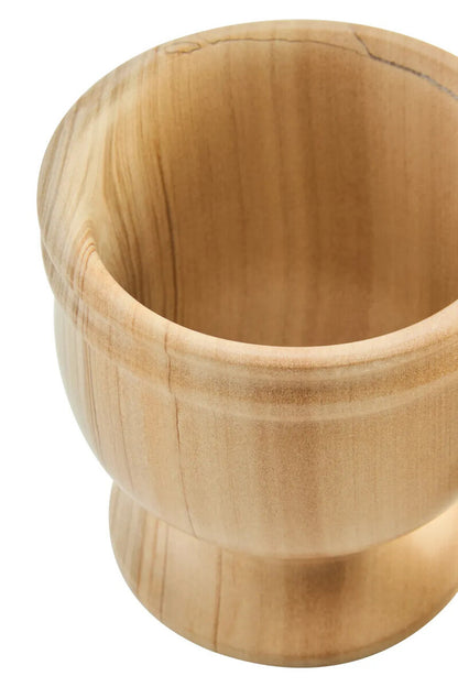 Tiga Teakwood Marble Mortar And Pestle