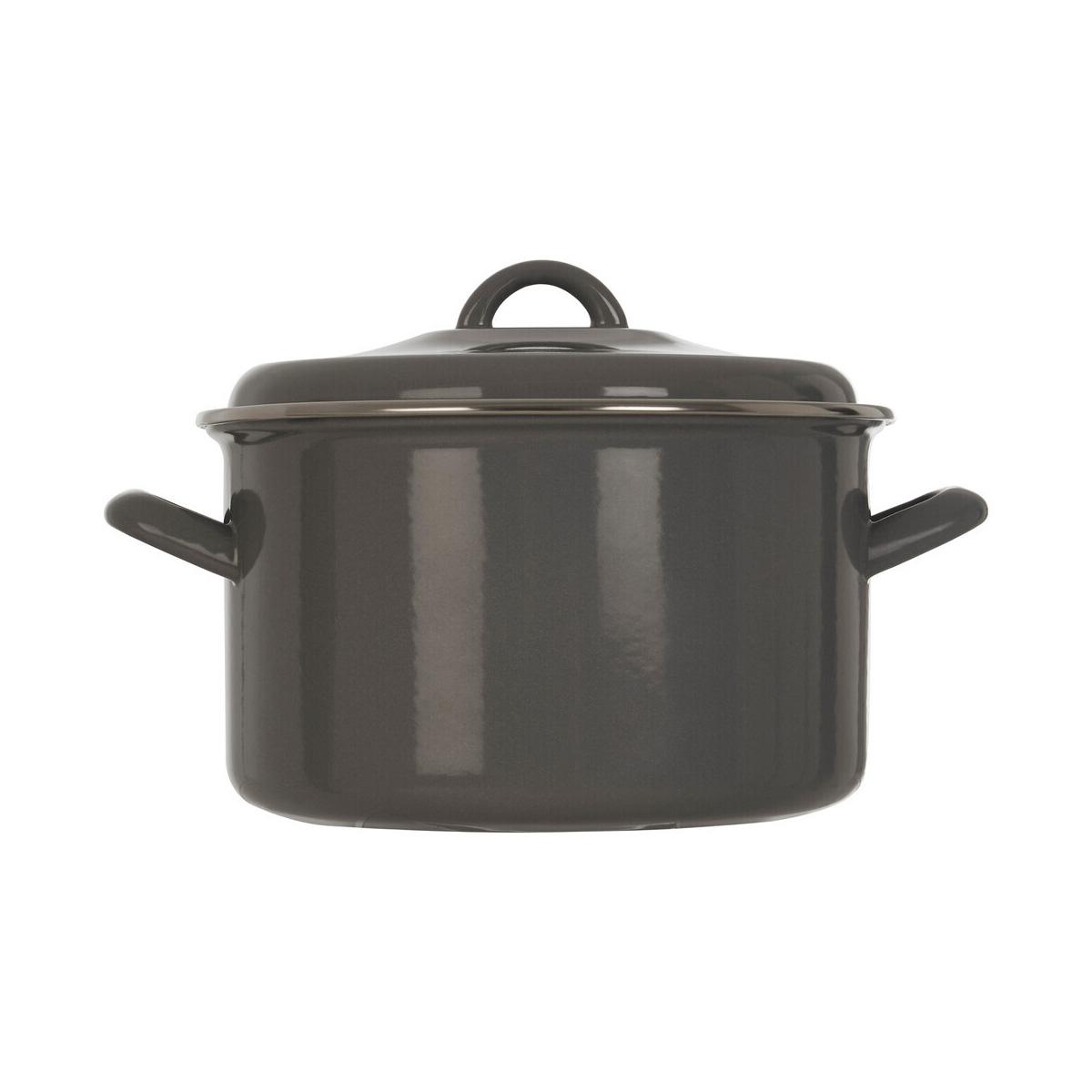 Porter Large Grey Casserole Dish With Lid