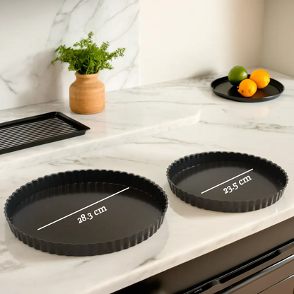 From Scratch Set Of Two Fluted Flan Tins