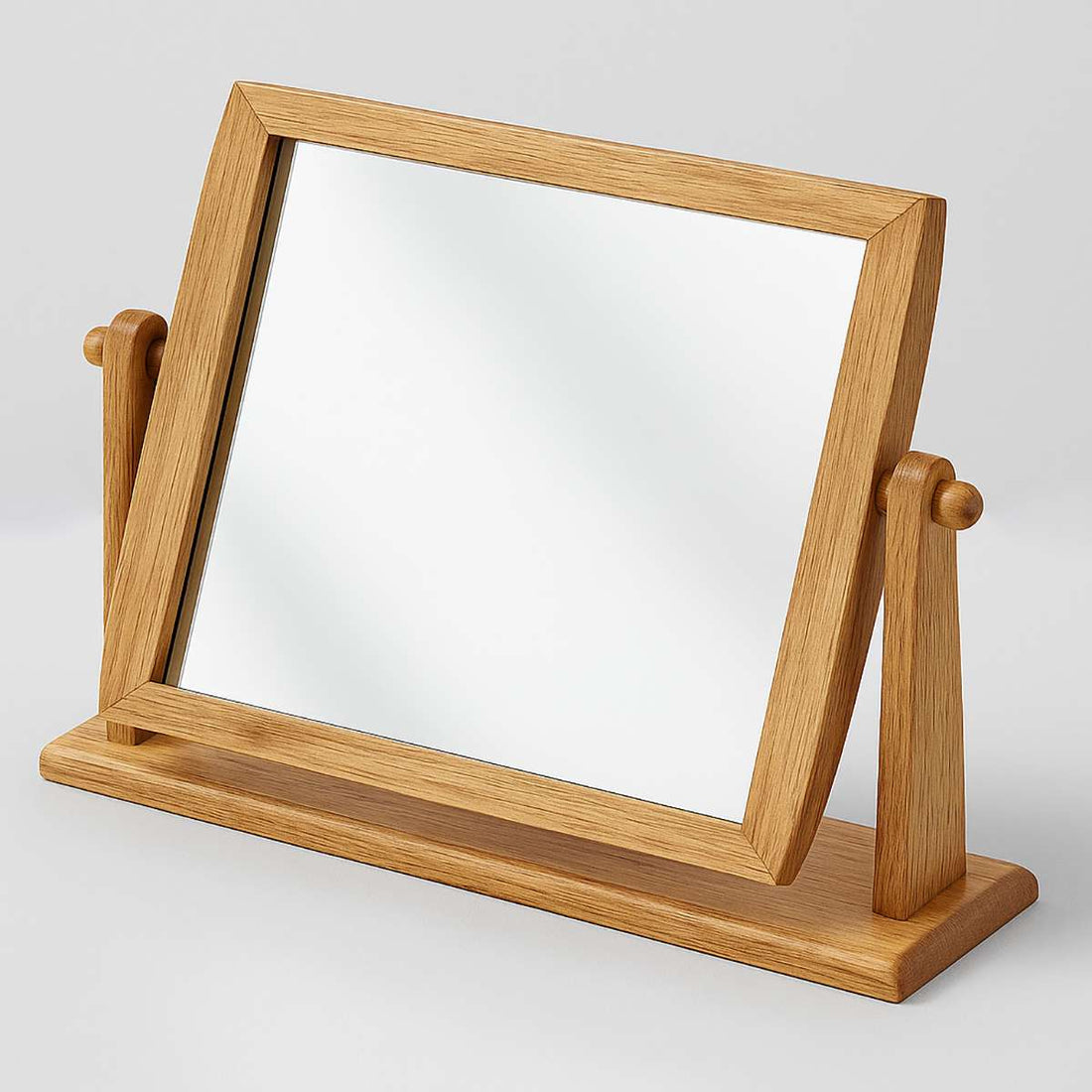 Wooden Frame Swivel Mirror