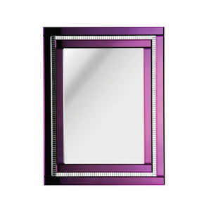 Purple Deco Wall Mirror | Carlotta