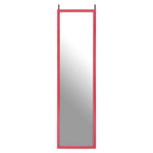 Mize Pink Plastic Frame Over Door Mirror