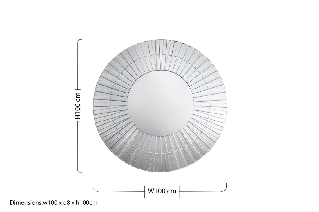 Anson Flared Frame Wall Mirror