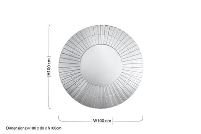 Anson Flared Frame Wall Mirror