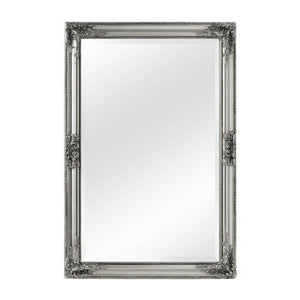 Brussels Rustic Vintage Silver Finish Wall Mirror