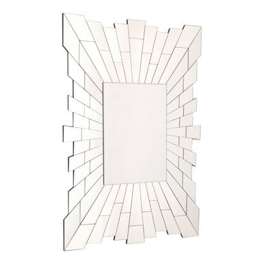 Glitzy Rectangular Wall Mirror