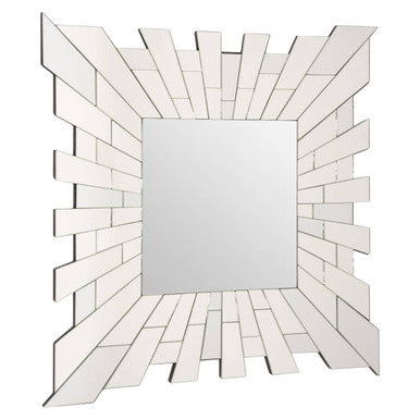 Glitzy Square Wall Mirror